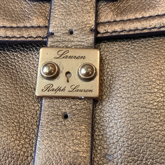 Like new Ralph Lauren copper gold shoulder or comando bag - Picture 2 of 9